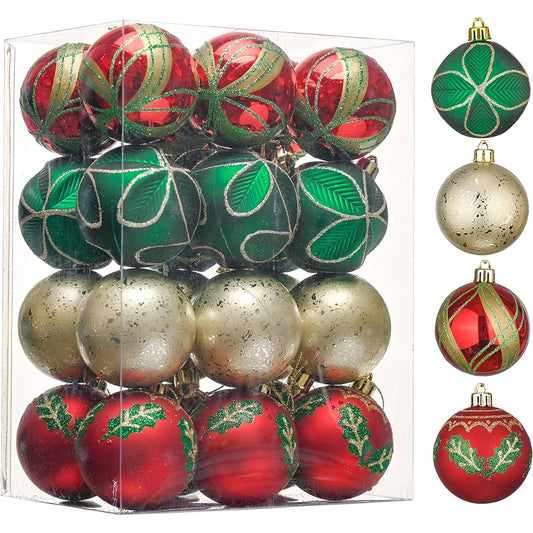 Valery Madelyn 24ct Woodland Christmas Ball Ornament, 70mm Gold 16XM01BSWL001