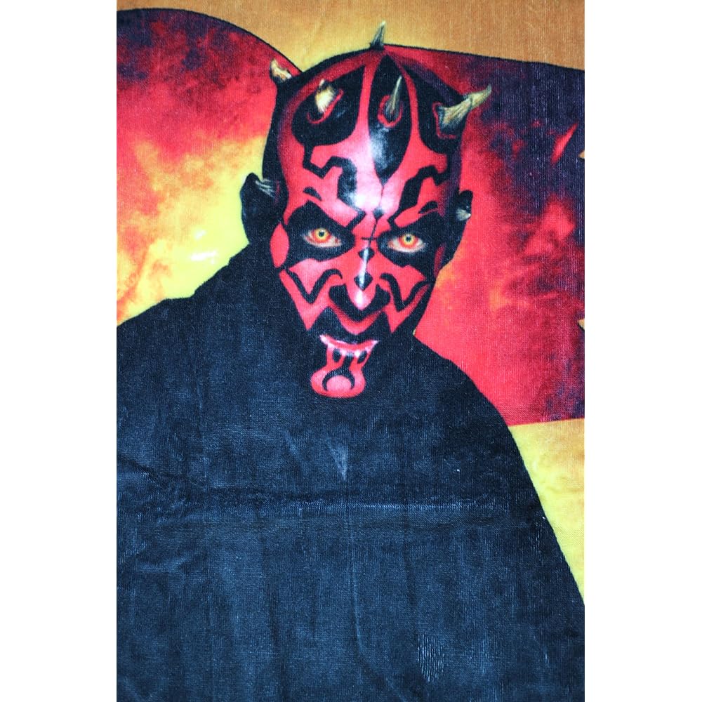 Marushin Star Wars Darth Maul Second Leisure Bath Towel (70 x 140cm) 100% Cotton 2535017200