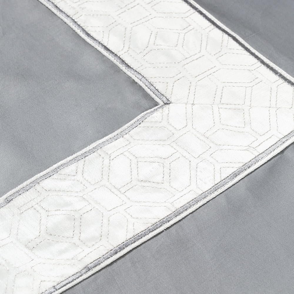Francfranc Duvet Cover Double Gray x White W190 x D210cm
