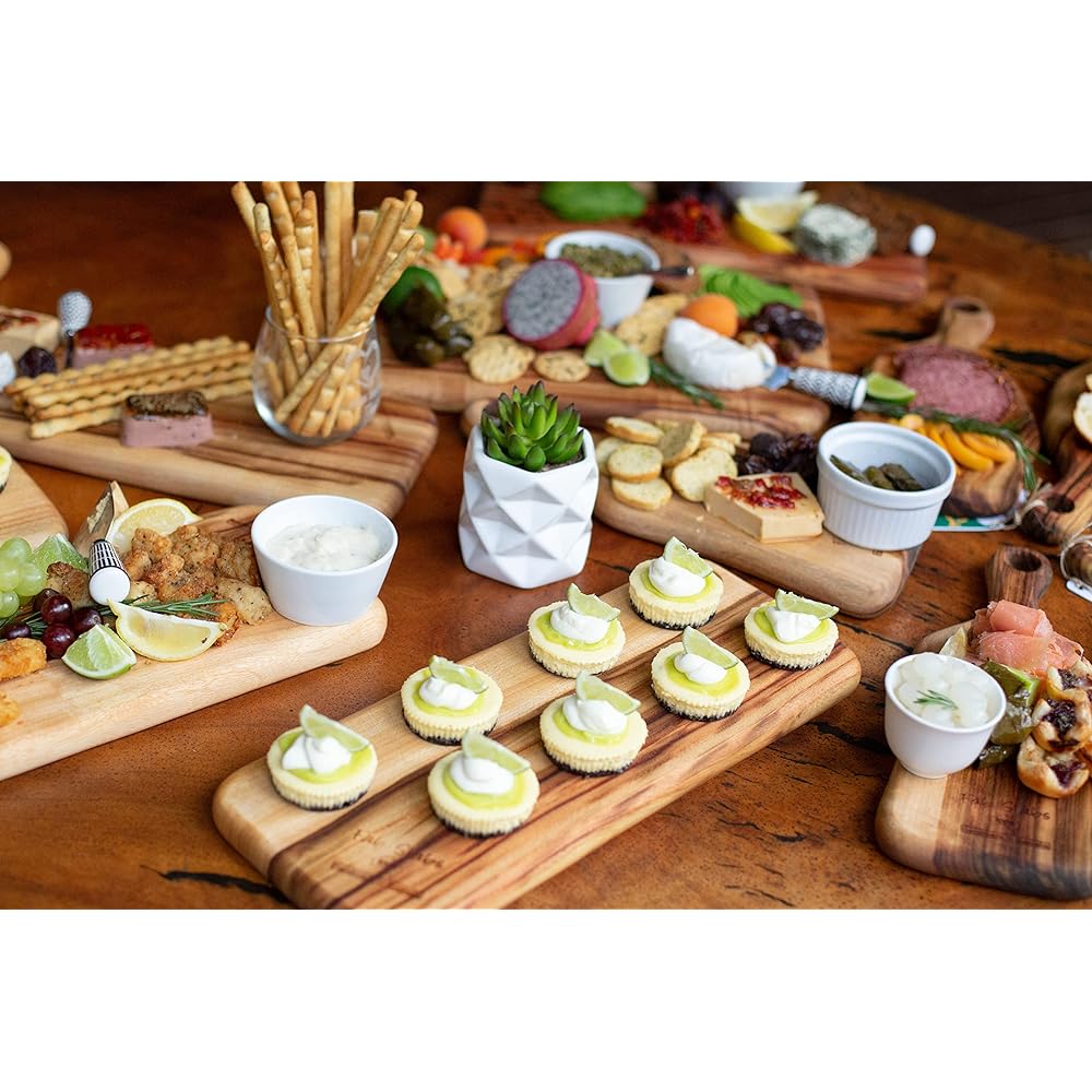 FAB SLABS Cutting Board Paddle Natural Wood Camphor Tree 500mm x 200mm x 30mm (Large)