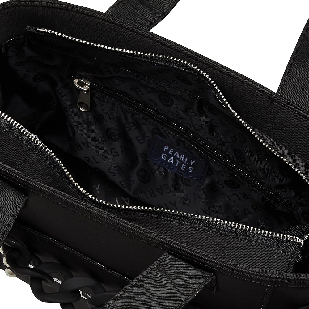 [Pearly Gates] Cart bag (chain motif pattern) / Golf round / 053-2281005 010_Black base