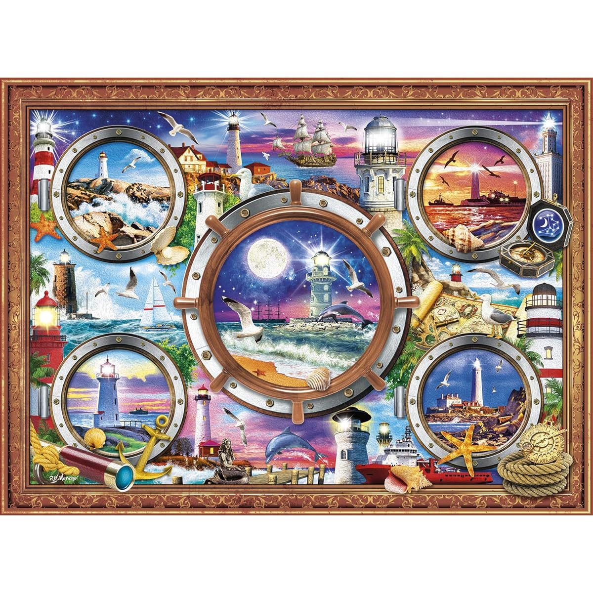 Buffalo Games - From Sea to Shining Sea - 1000 Piece Jigsaw Puzzle