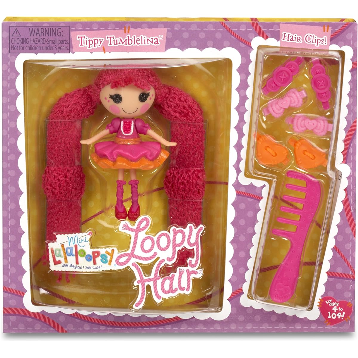 Lalaloopsy Mini Loopy Hair Tippy Tumblelina Doll