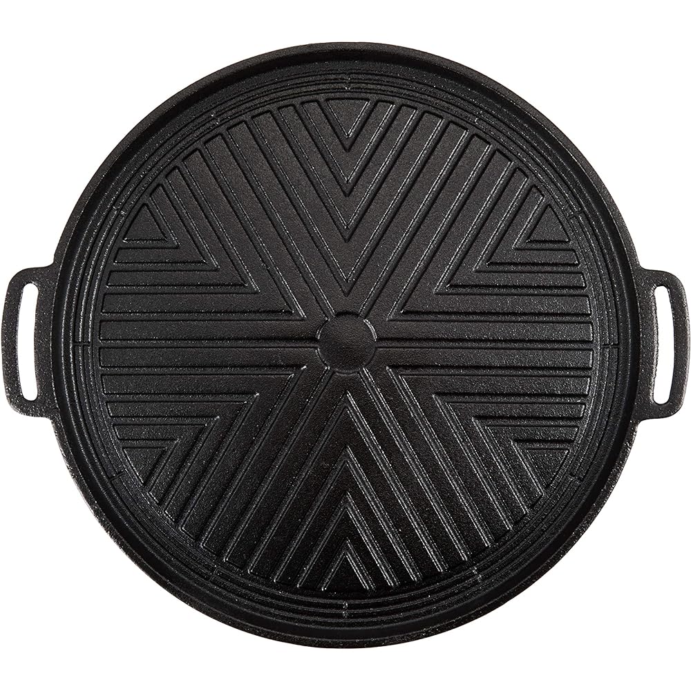 Sanwa Seiki Seisakusho Iron Genghis Khan Pot for Induction Cooker 29cm Iron Casting QGV2603