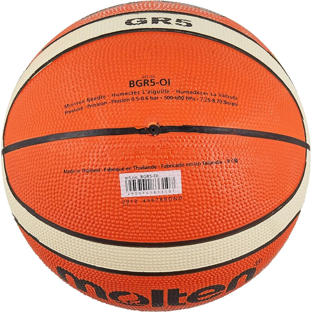 molten Basketball GR5 BGR5-OI Orange x Ivory No. 5