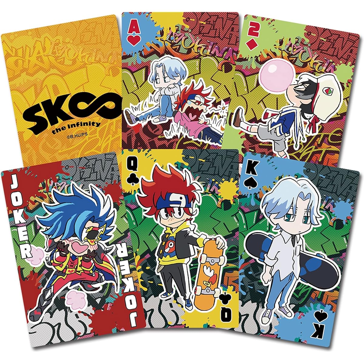Great Eastern Entertainment Sk8 The Infinity - SD Group Playing Cards