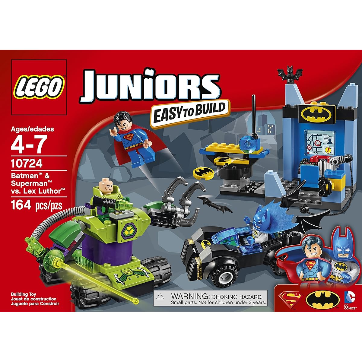 LEGO 10724 Batman & Superman vs Lex Luthor Building Kit (164 Piece)