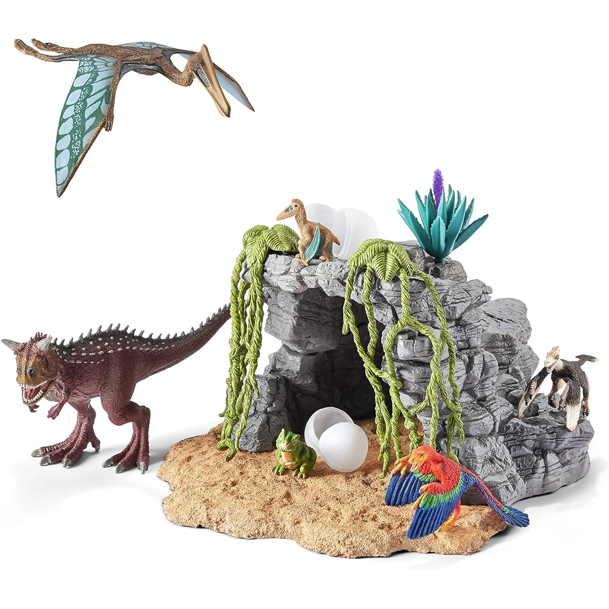 Schleich Dinosaurs Dinosaur and Cave Set Figure 42261