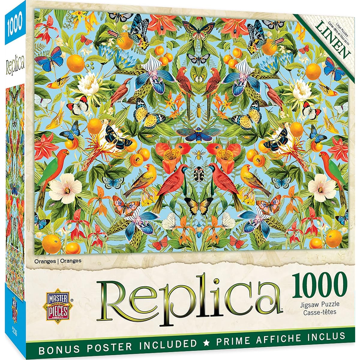 MasterPieces Jigsaw Puzzle 1000 Pieces for Adults, Family, Kids, Orange, 19.25"x26.75"