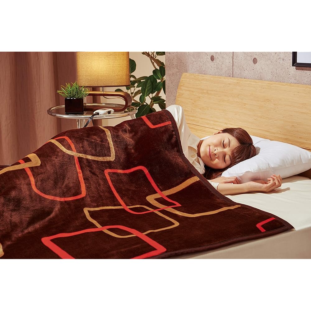 Sugibo [Online mail order limited model] Premium Boa Electric Blanket Wide SB20KW15(DB) Dark Brown