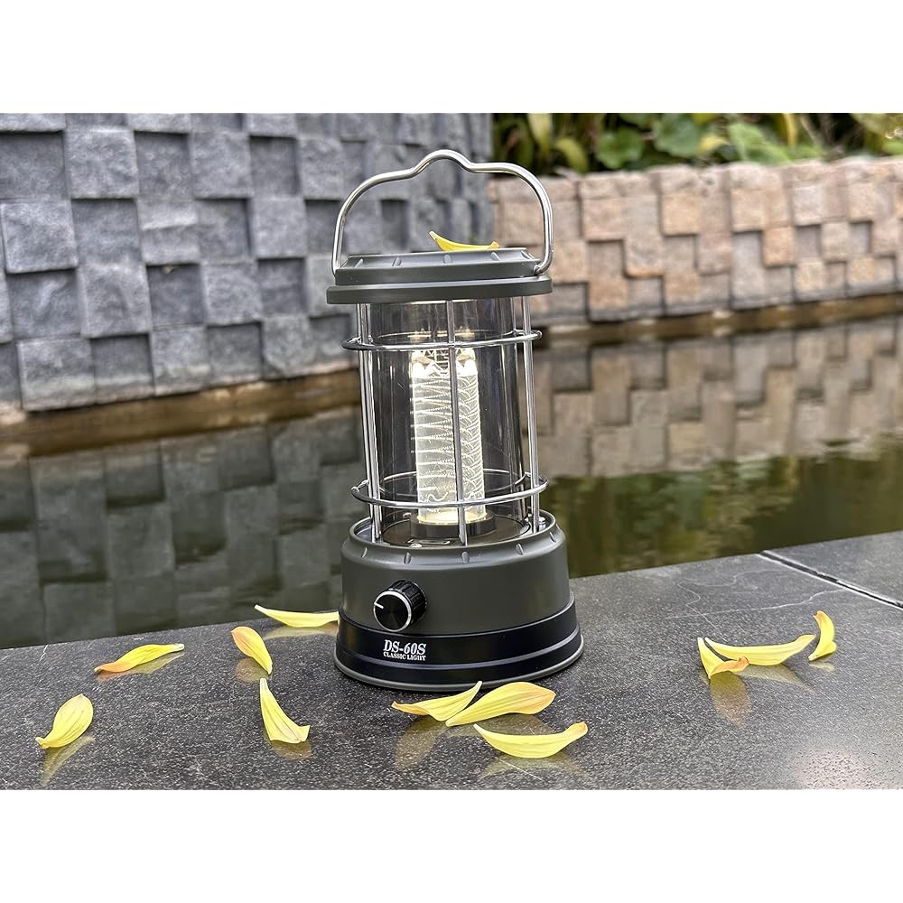 GOODGOODS Solar Lantern, LED Lantern, Camping Lantern, Disaster Prevention, Stylish, Rechargeable, Solar Light, Small, 5W, Daylight White, Mini, Camping, Outdoors, Camping, Night Fishing, Climbing, Picnic, Disaster Prevention, Stepless Dimming, Comes wit