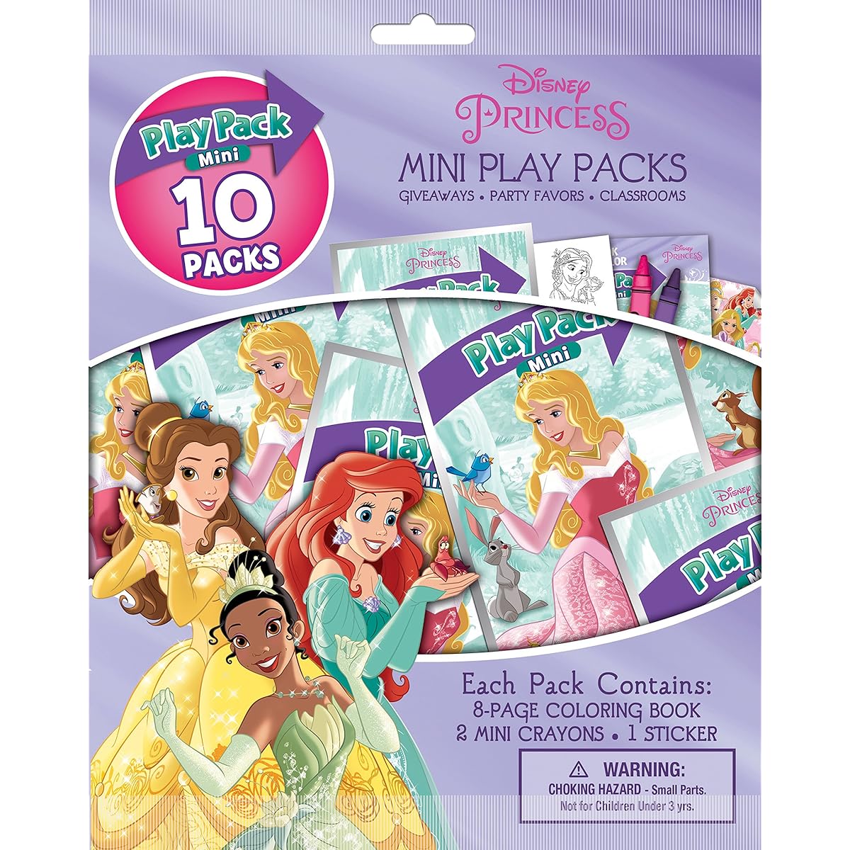 Disney Princess Mini Coloring Play Pack Bendon 41877