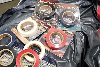 YNAK Membrane Seam Tape Rain Wear Repair Tent Inappropriate Suitable for 2 Layers Seam Repair Waterproof Measures Maintenance Iron-on Width 20mm x 20m Black Clear Blue Red (Red, Width 20mm x 20m)