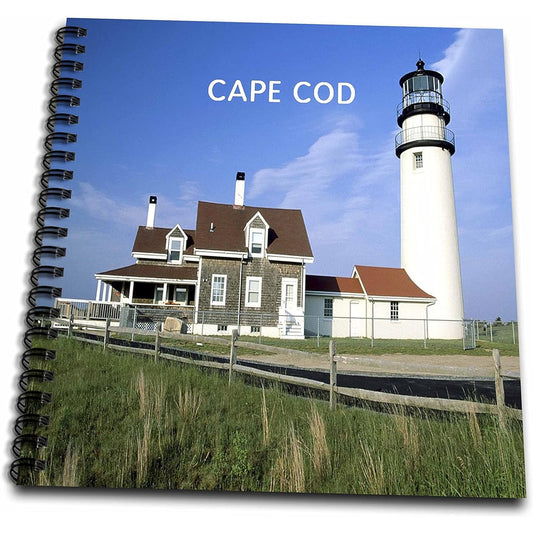 3dRose Lighthouses of Cape Cod, Massachusetts - Memory Book, 12" (db_80839_2)
