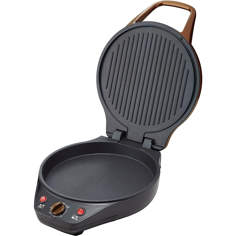 APIX (APIX INTL) APIX "My Bistro" 2Way Double Hot Plate Brown AWP-292-BR