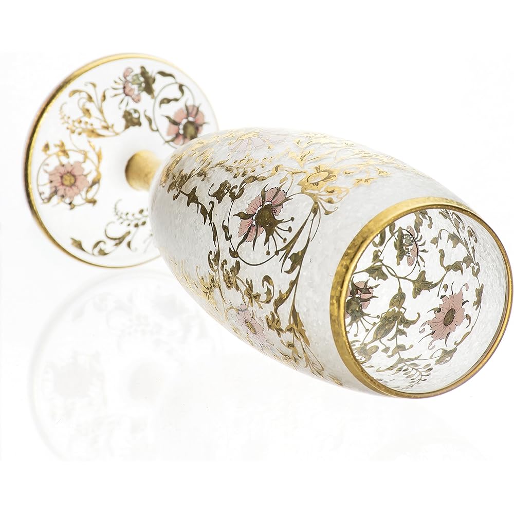 Adelia Sake Cup Sake Glass El Dorado Arabesque Gold Pair Set 125ml [ARABESQUE/Sake Glass] Made in Japan Present in Cosmetic Box Birthday Gift Present S-6101
