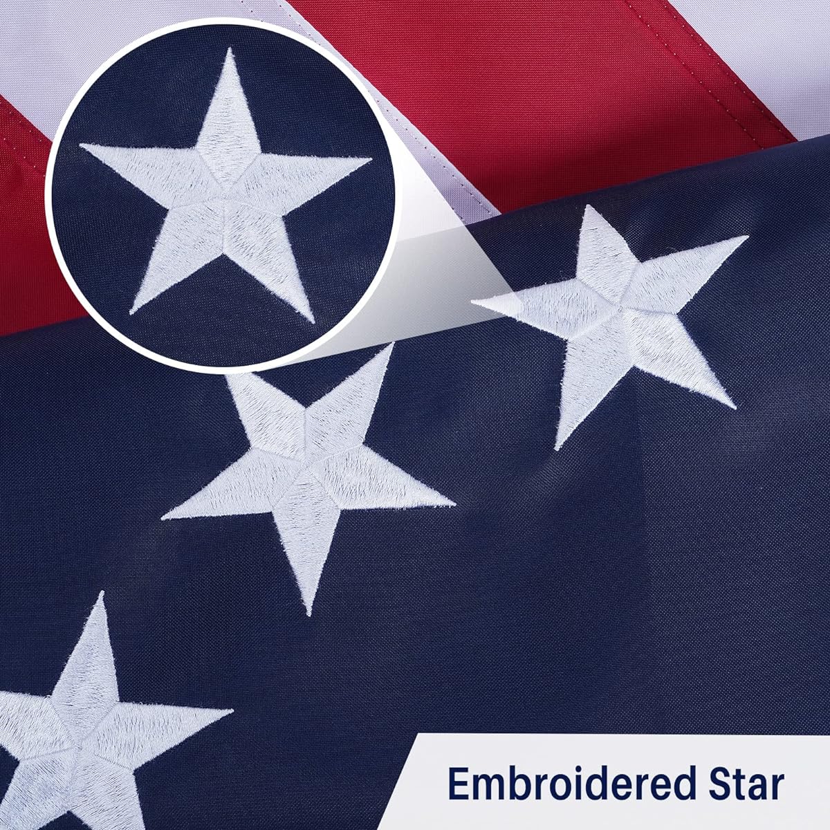 AMZFLAG Betsy Ross American Flag 4x6ft Outdoor Embroidered 13 Stars and Stripes Colony Made in USA Heavy Duty United States of America 13 Colonies Flag