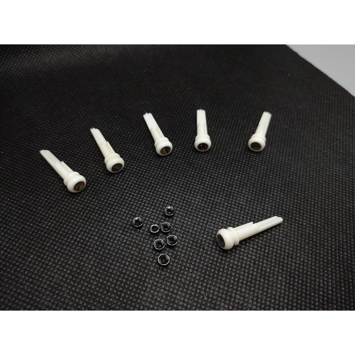 Acoustic guitar bridge pin AWESOME AW-BO52 diameter 5.2mm cow bone white