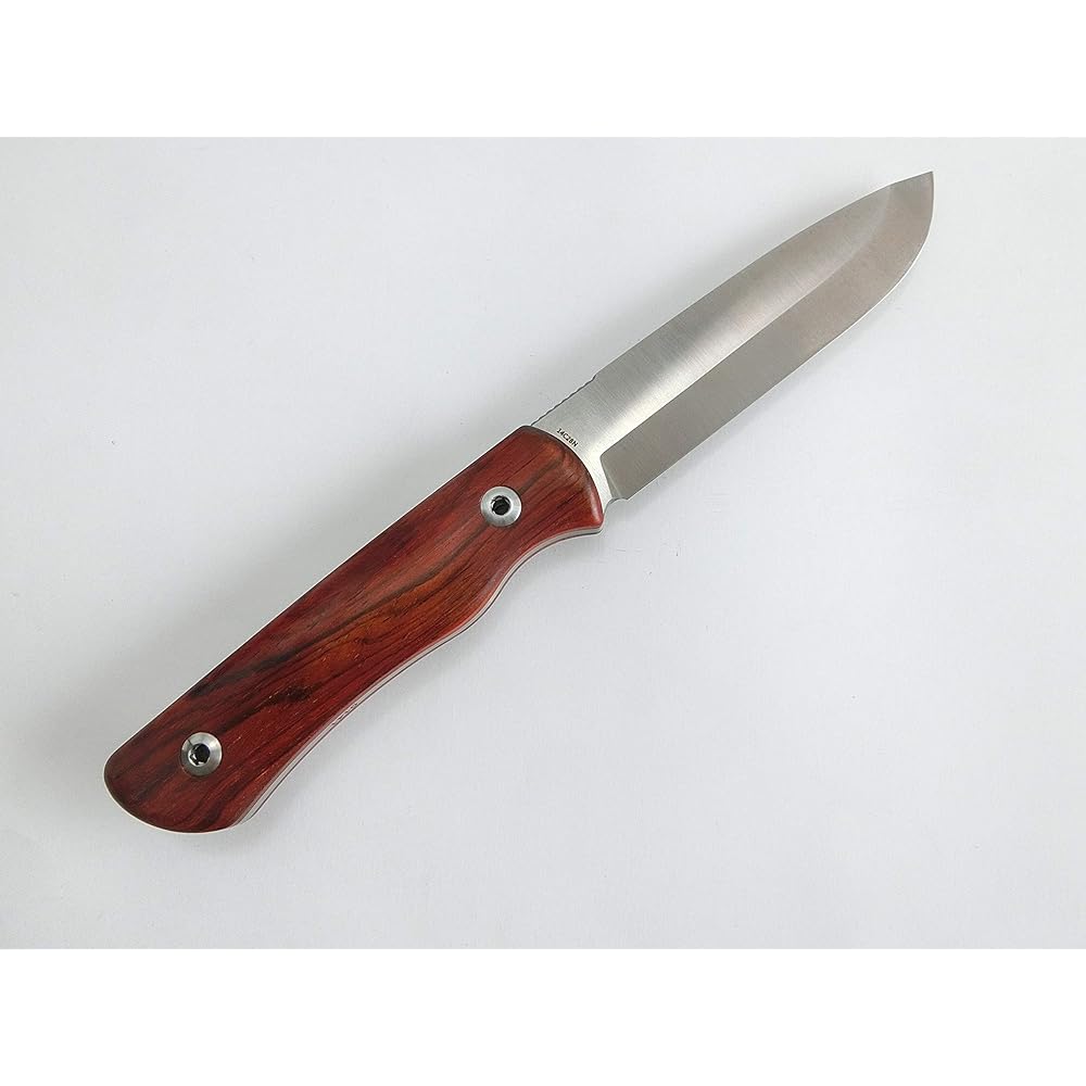 Real Steel Bushcraft Plus Scandi Grind Gold Ebony