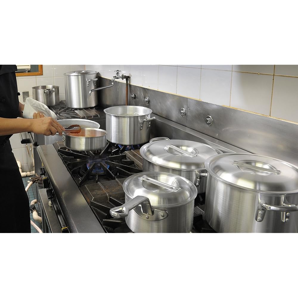 EBM Aluminum Professional Chef Half Body Pot 21cm Without Lid