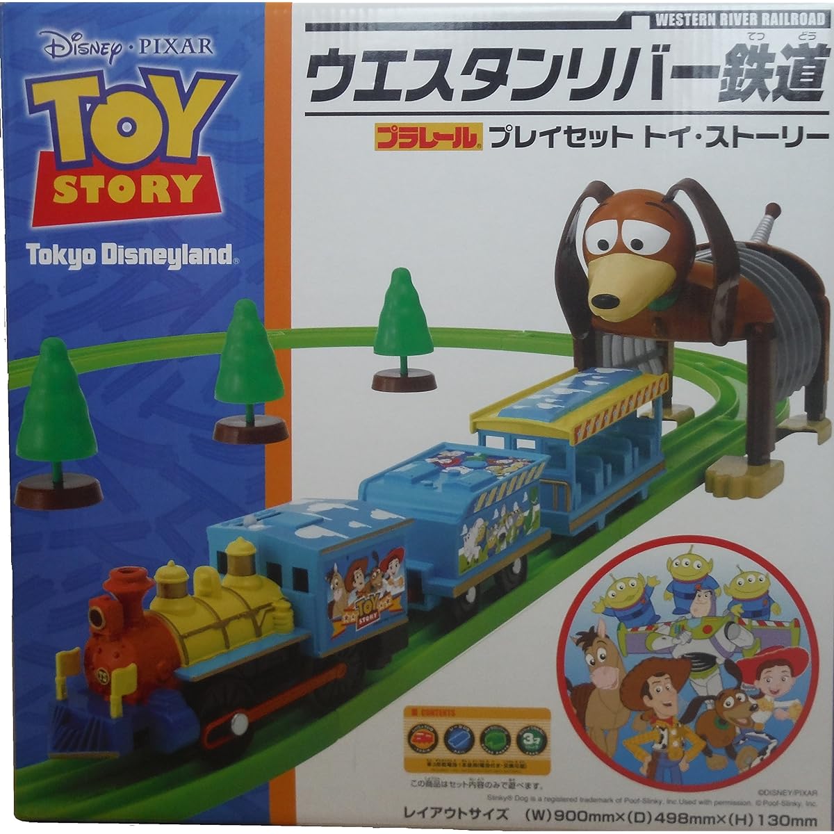 [Tokyo Disney Resort Western River Railroad Plarail Playset Toy Story] TDR WESTERN RIVER RAILROAD