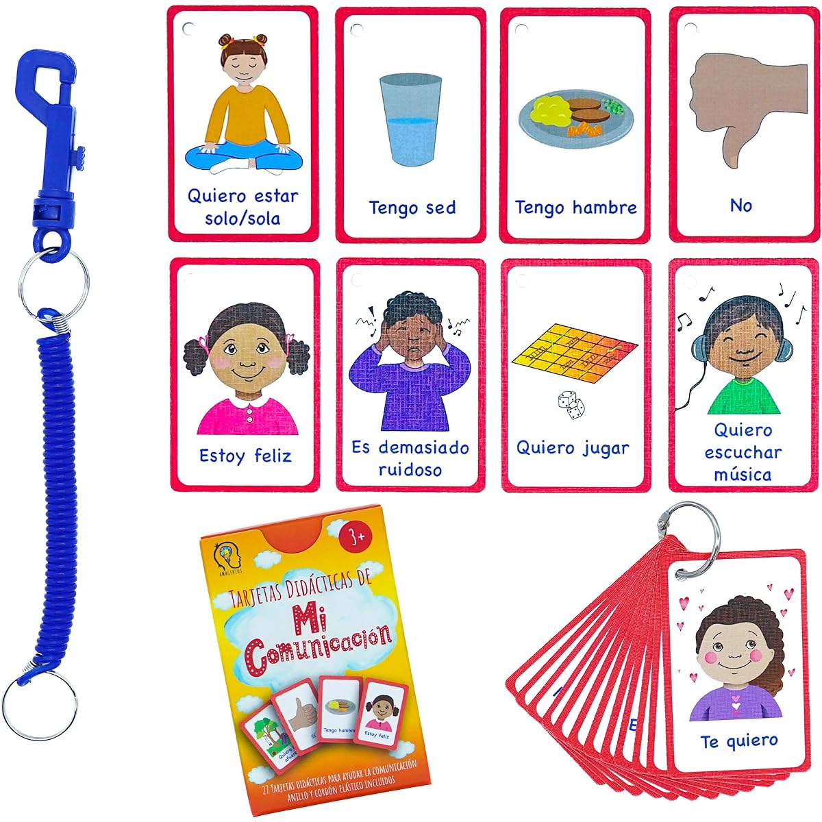 Spanish My Communications Flashcards Spanish Flashcards for SEN and EFL