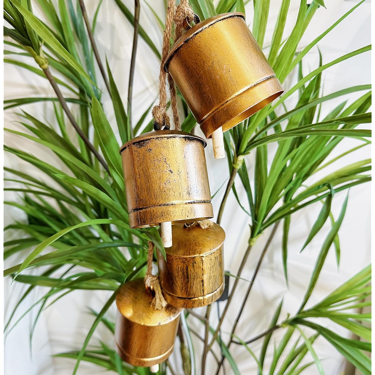 Handmade Rustic Christmas Bell Christmas Bell Craft Bell Christmas Bell Garland Copper Bell for Christmas Tree Gift for Mom Gift for Grandma