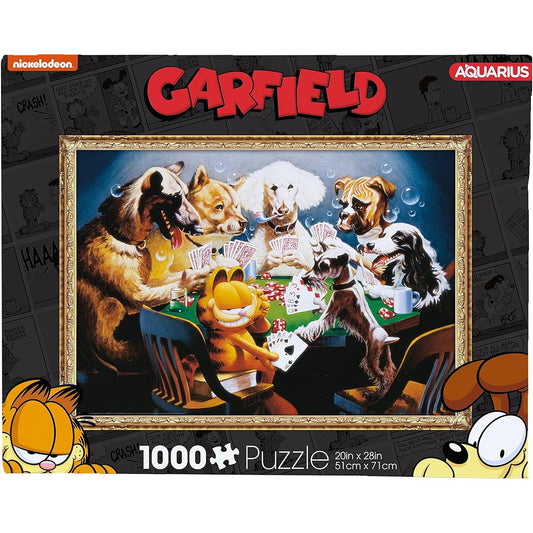 AQUARIUS Garfield Puzzle (1000 Piece Jigsaw Puzzle) - Garfield Goods Collectibles - Glare Free - Precision Fit - 20 x 28 inches