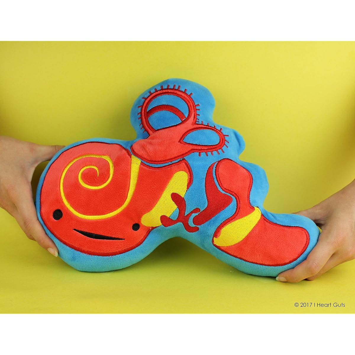 I Heart Guts Inner Ear Plush Toy Designer
