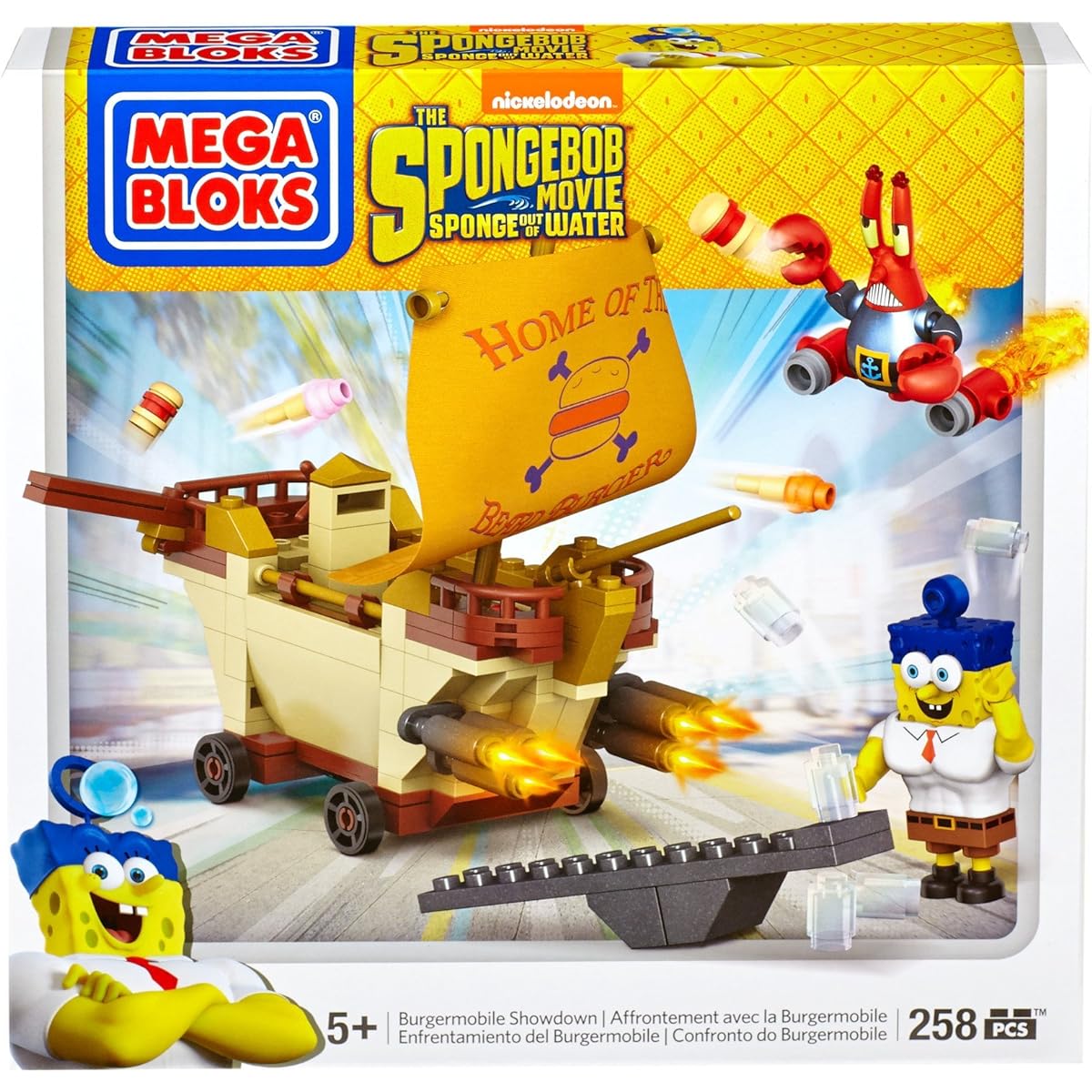 Mega Bloks SpongeBob Square Pants Burgermobile Building Set