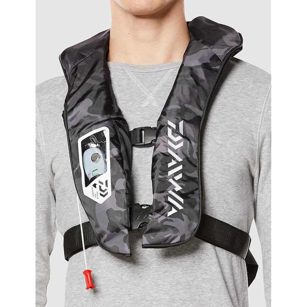 DAIWA Washable Life Jacket (Shoulder Type Manual/Automatic Inflatable) Free DF-2021