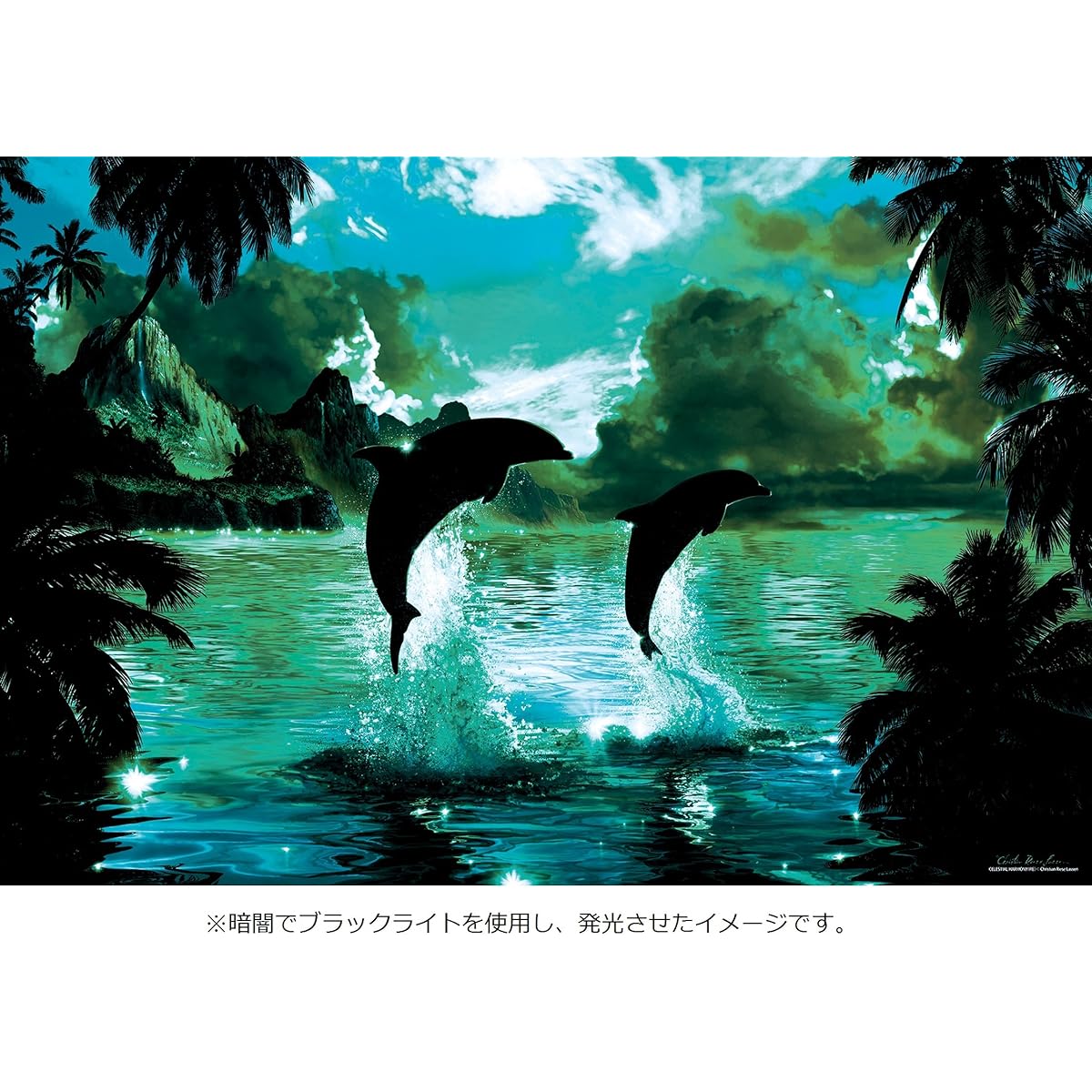 1000 Piece Luminous Jigsaw Puzzle Aim to be a Puzzle Master! Lassen Celestial Harmony (RE) (50x75cm)