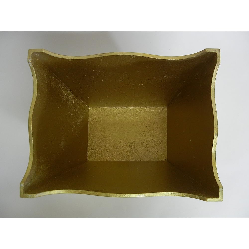IMA TRADING [Made in Italy Antique Dust BOX] Green & Gold 26 x 19 x H30cm / 90-341GG