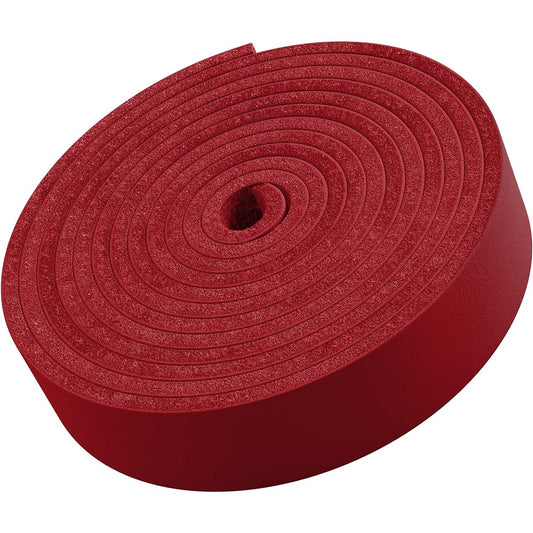 (Cardinal Red) - 3/4 Inch Leather Strap Cardinal Red By TOFL