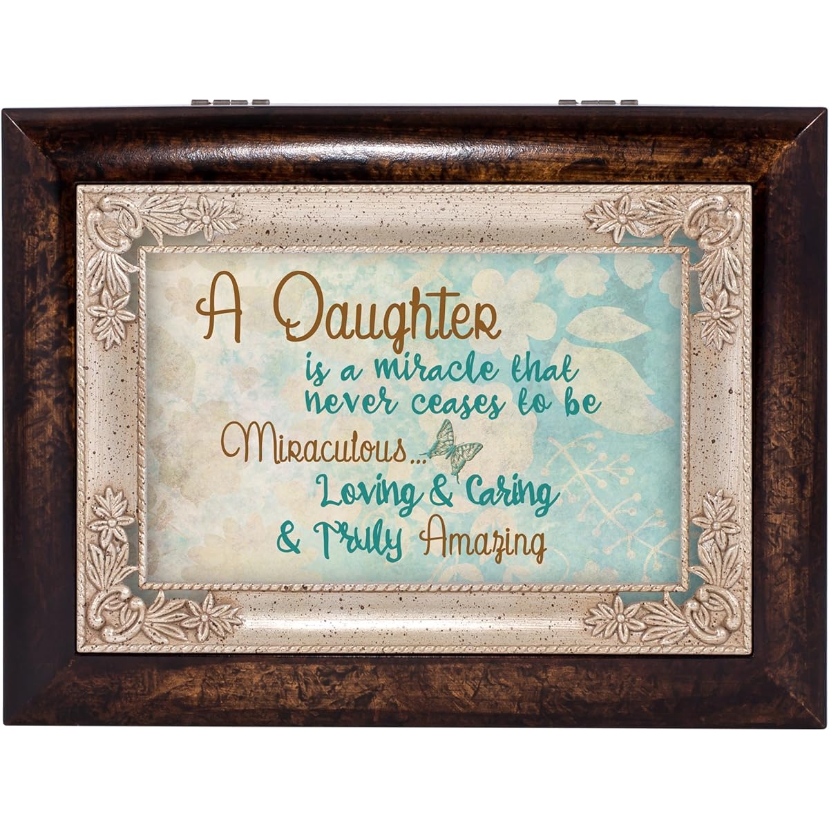 Daughter Truly Amazing Italian Design Jewelry Music Box Plays Amazing Grace