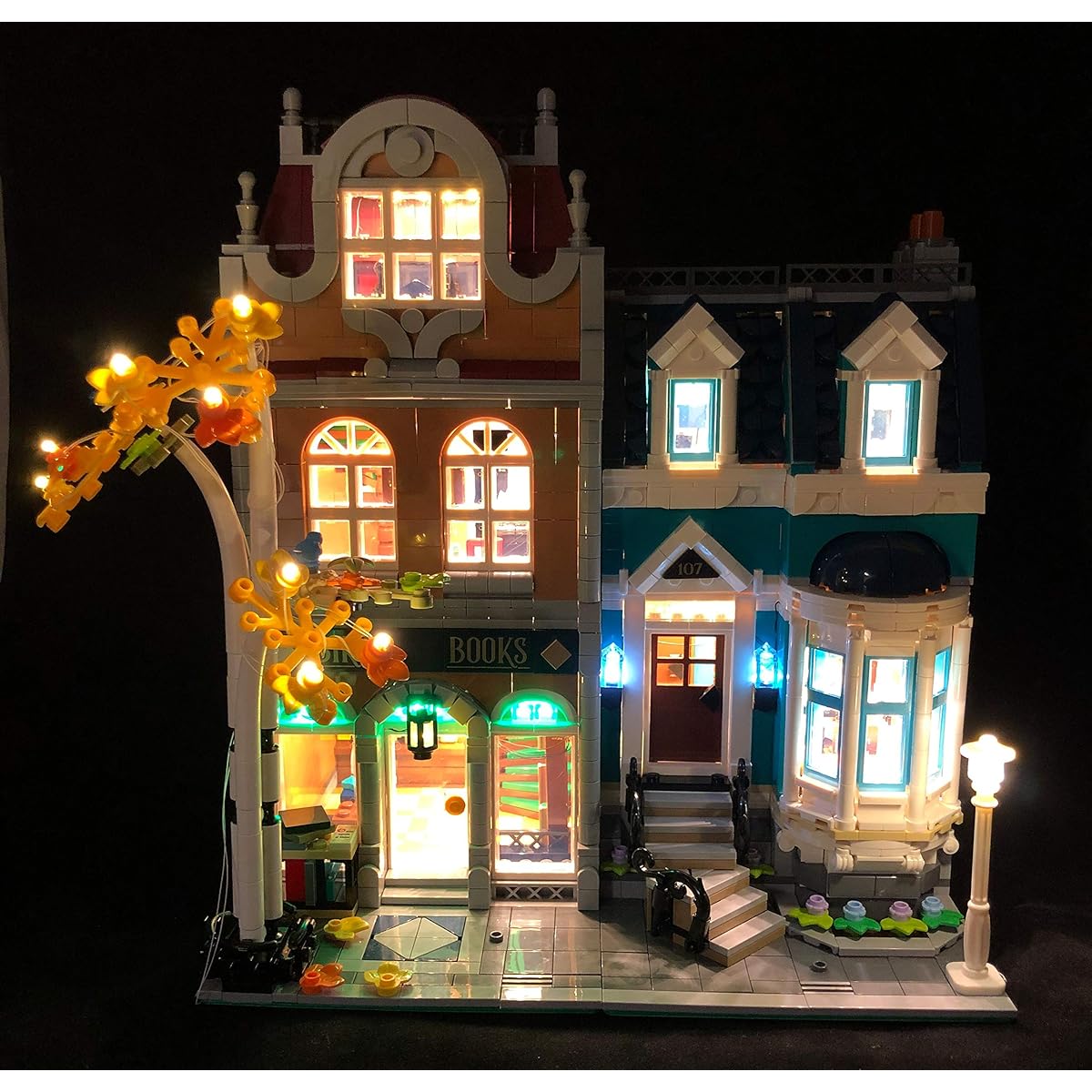 Brick Loot Deluxe LED Light Kit Lego Creator Expert Bookshop Set 10270 (Lego set not included)