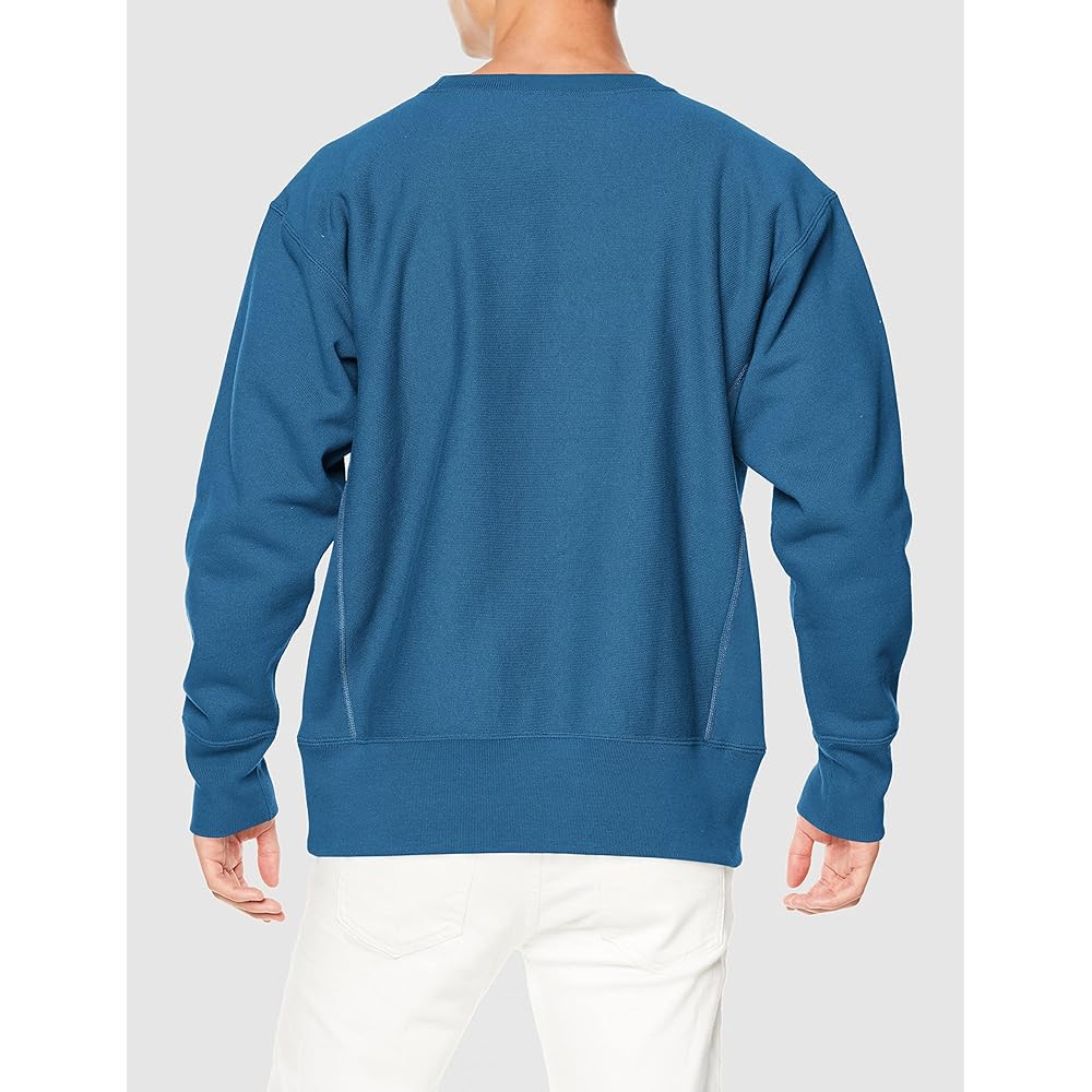 [Champion] Sweatshirt, Long Sleeve, Round Neck, 11.5oz, Brushed Lining, Graphic Print, Relaxed Fit, Oversize, Single Blue Tag, Reverse Weave(R) Crew Neck Sweatshirt, C3-W012 Men's