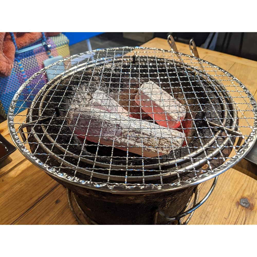 [TFS] Disposable Grilling Net, Round Net, 28cm (30 pieces), Stress-free, For Charcoal Charcoal, For Yakiniku, Camping