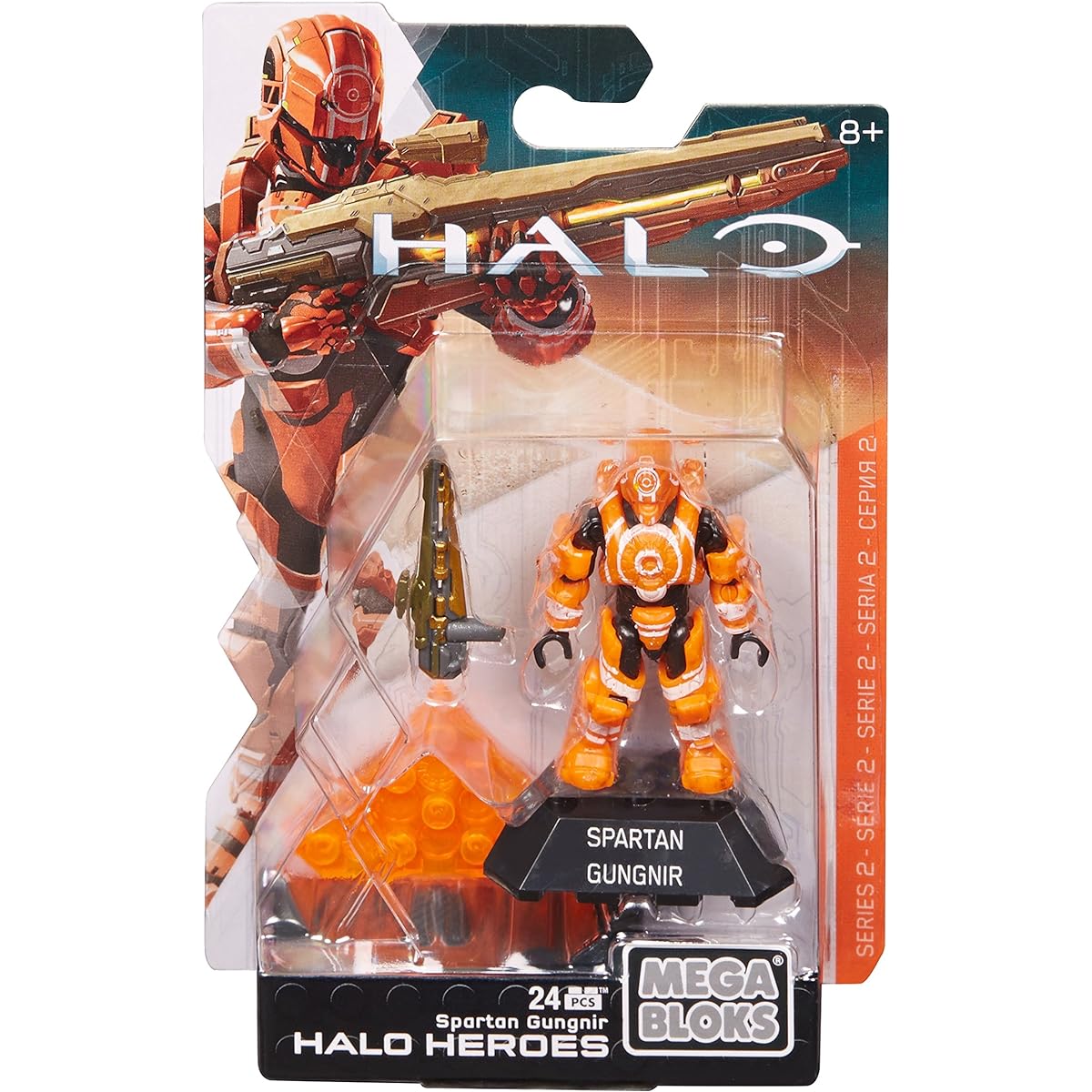 Mega Bloks Halo Heroes Series 2 Spartan Gungir Figure #6