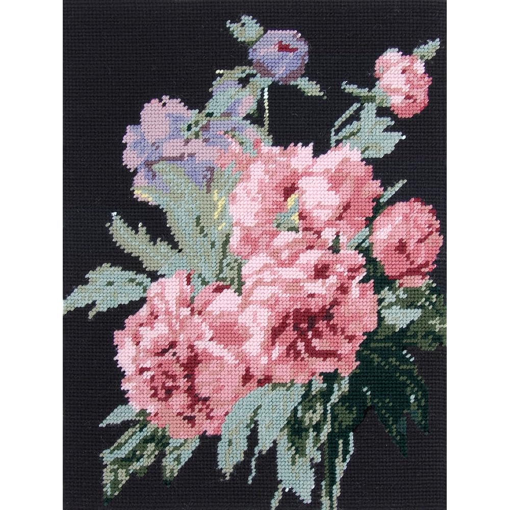 DMC x Louvre Museum Collection Needle Point Kit Redoute Peony Branch Finished Size Width 33cm x Height 49cm Instructions Included C123K/81