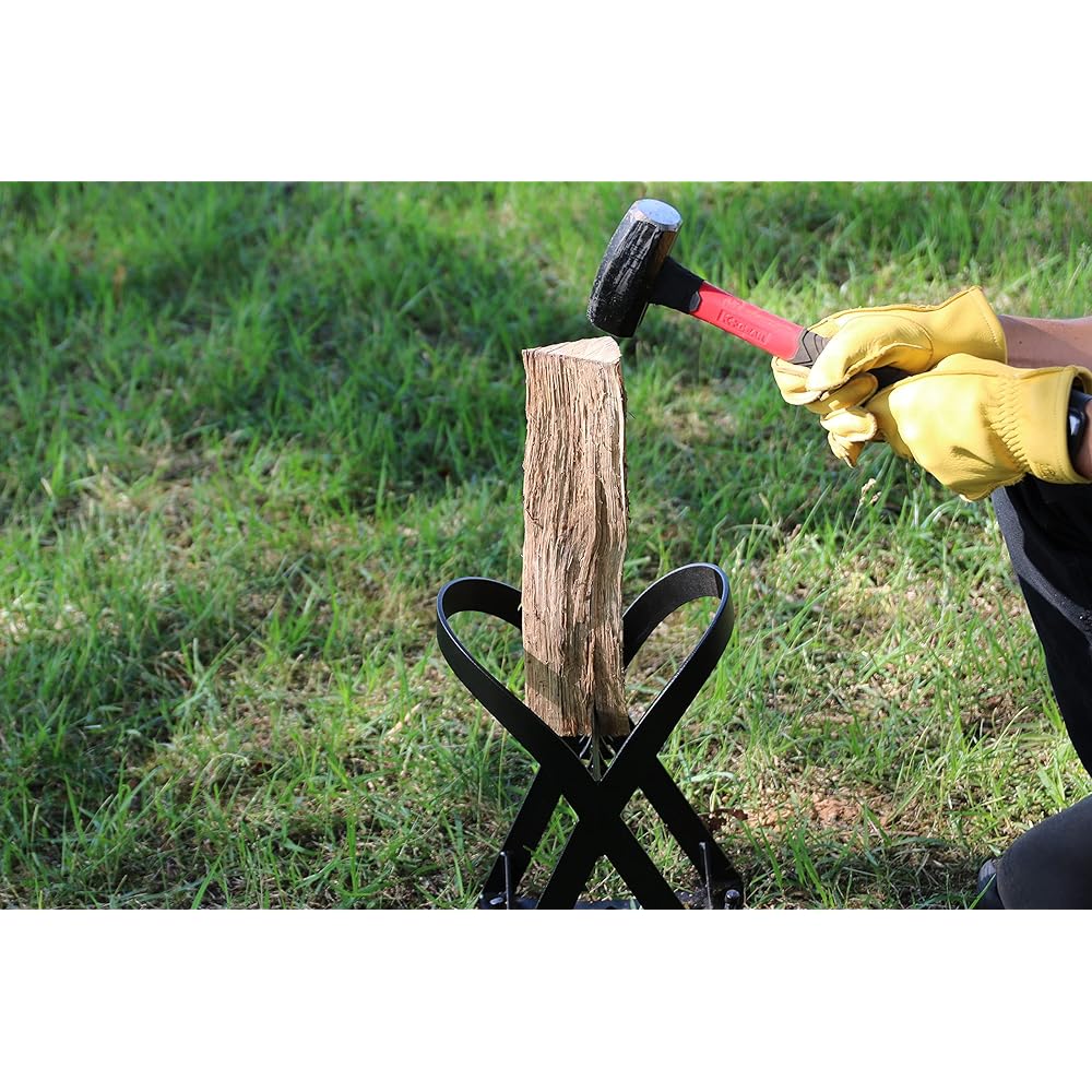 Kakuuri Sangyo SUNDRY Wood Splitting Table Black 245 x 210 x 375 mm