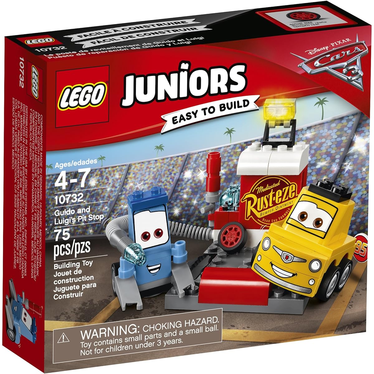 LEGO Juniors Guido and Luigi's Pit Stop 10732 Building Kit
