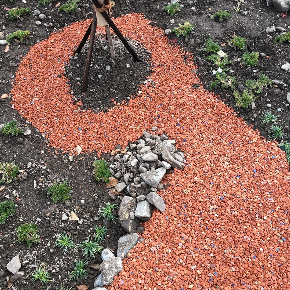 Astro Tile Chips, 15kg, Made in Japan, Deodorant/Odor Prevention, Waste Tiles, Recycled Materials, Substitute for Gravel, Humidity Control, Gardening, Weed Prevention, Security Measures, Mulching Material, Improves Drainage, 602-74