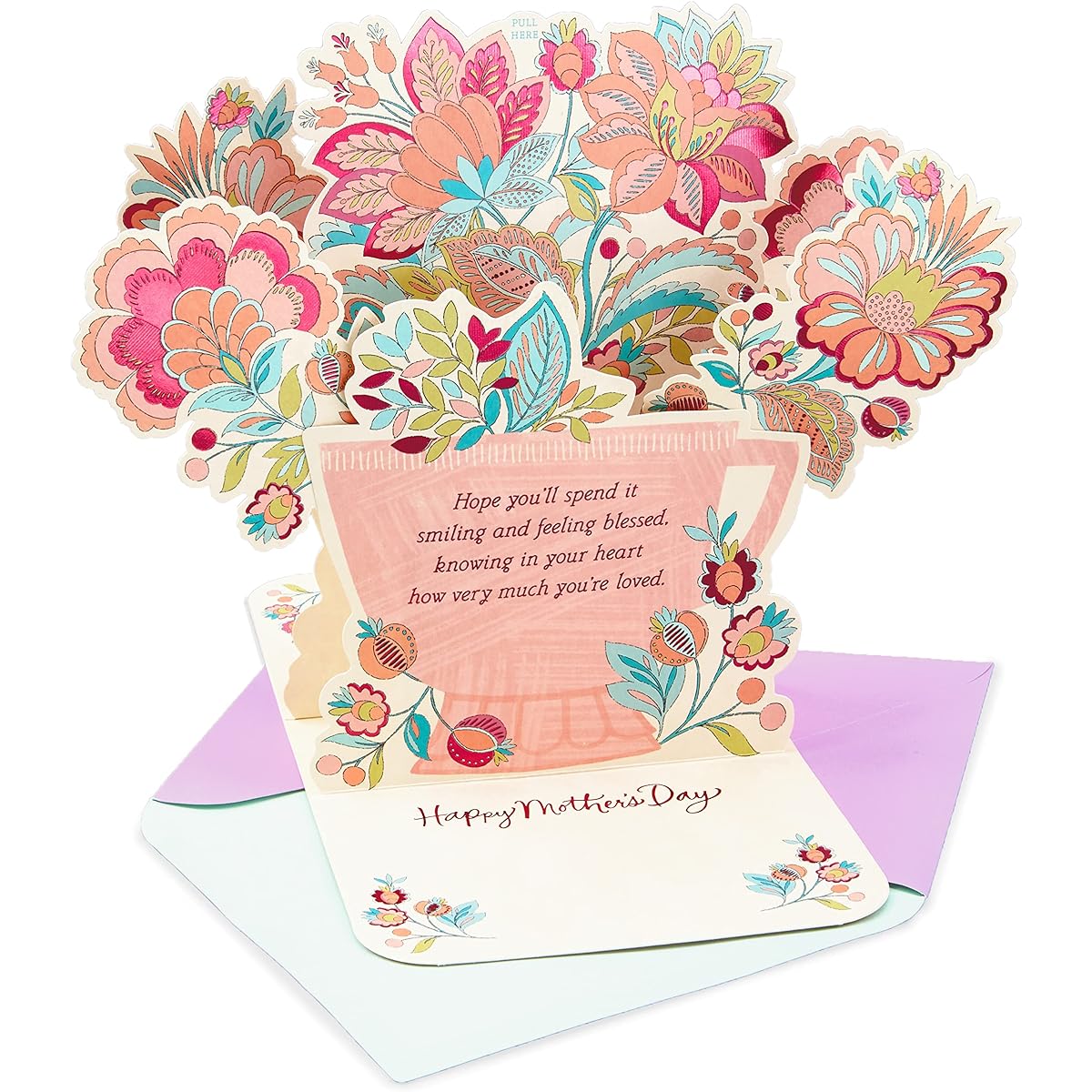 Hallmark Mahogany Mother's Day Pop Up Card for Mom (Flowers)