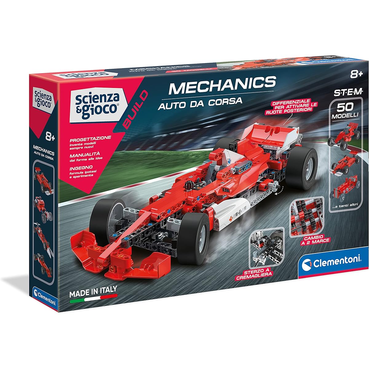Clementoni - 19038 - Science and Game - Mechanical Laboratory - Racing Car