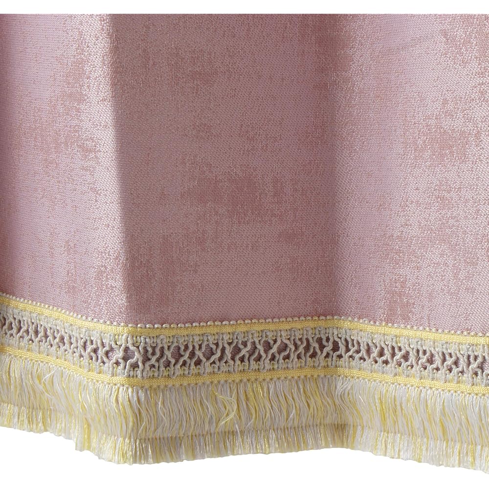 KAWASHIMA SELKON TEXTILES Fringe Curtain Pink 100x200cm 2 pieces