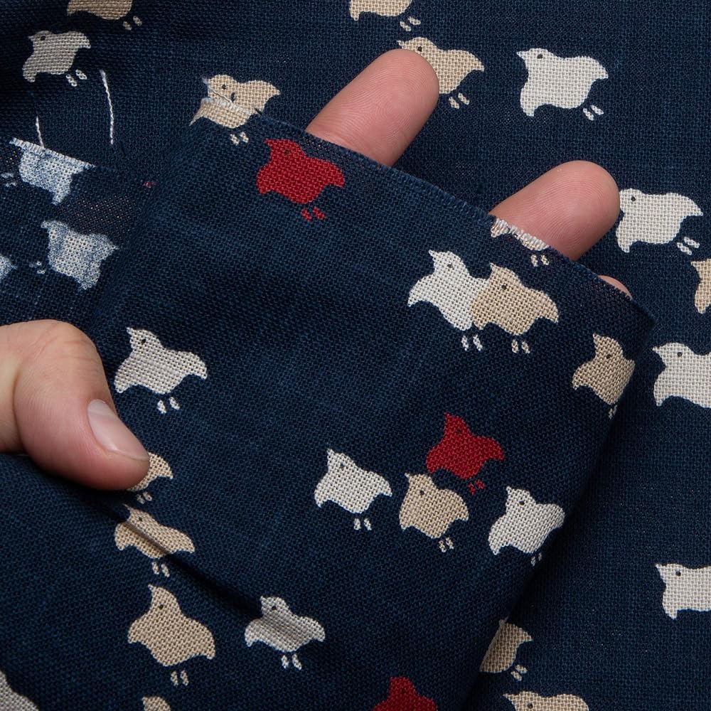 Nippon Chuko NBK Japanese Modern Pattern Fabric Width 110cm x 10m Cut Cut Houndstooth Pattern KP7090-135-10M Crafts/Handmade Supplies