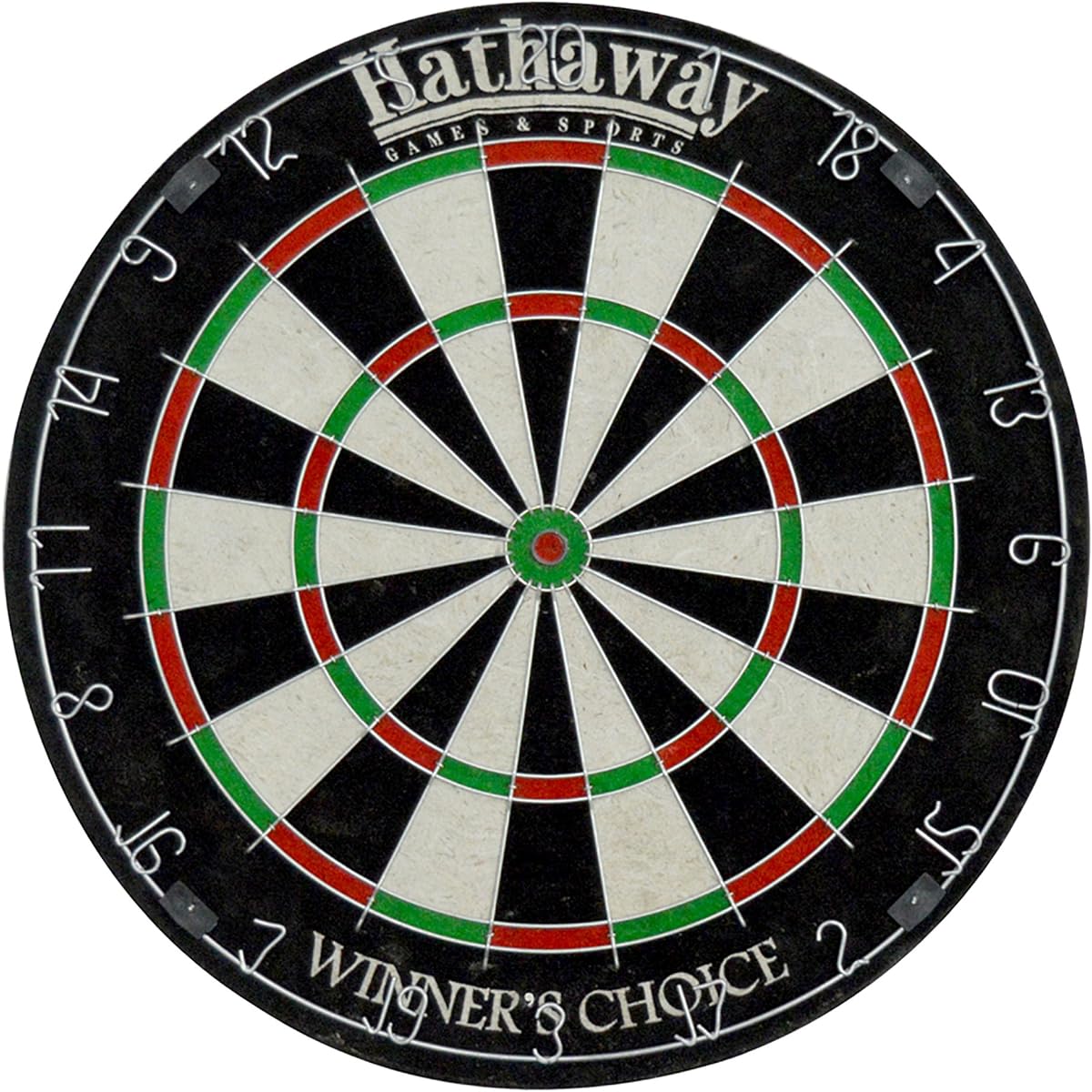 Hathaway Winners Choice 46cm Sisal Fibre Bristle Dartboard