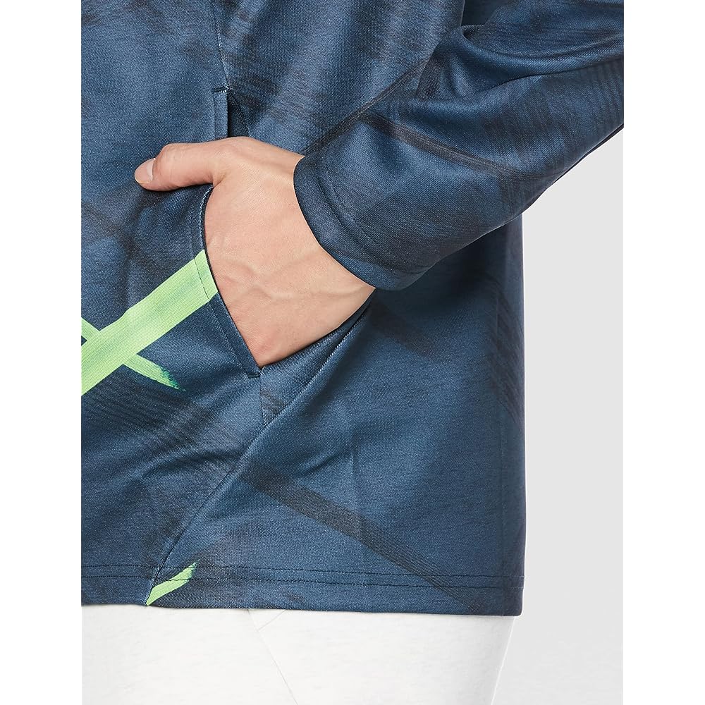 [Mizuno] Training Wear Stretch Warm-up Jacket Synergy Design Player-linked Pattern Outerwear Jersey Sports 32MC2001