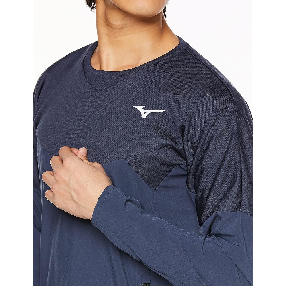 [Mizuno] Training Wear Thermal Charge Crew Neck Jacket Breath Thermo 32ME2531 Men's